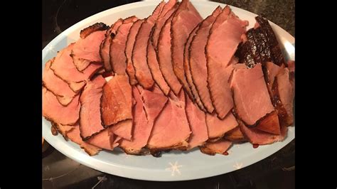how to make a double smoked ham on the char griller akorn christmas dinner youtube