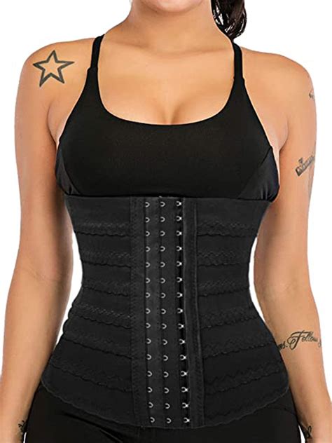 sayfut women s waist trainer corset training shaper high compression slimmer body shapewear
