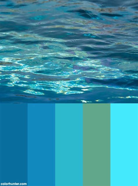 Clear Water Color Scheme From Teal Color Palette