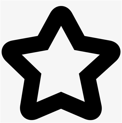 Star Empty Shape Comments Empty Star Icon Transparent Png 981x946