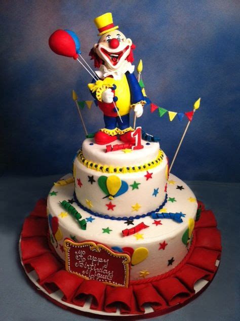42 Clown Cakes Ideas Clown Cake Clown Circus Cakes