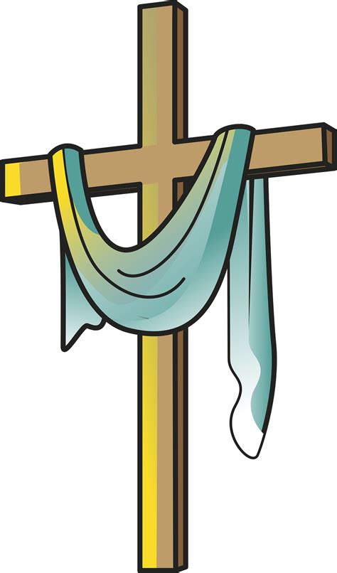 Jesus Clipart Sheperd Watercolor Easter Christian Cross Clip Art