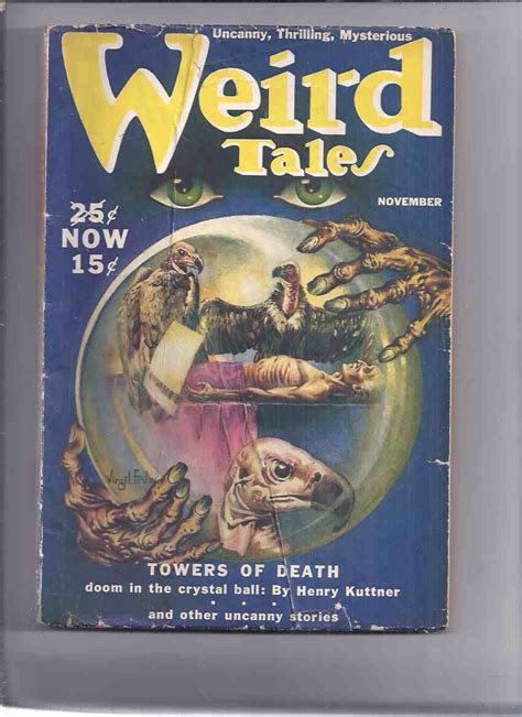 Weird Tales Magazine Pulp Volume 34 Xxxiv 5 November 1939 King Of The Worlds Edge