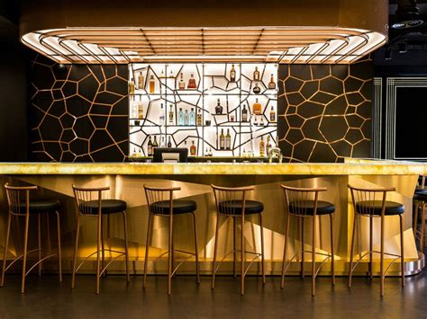 Restaurant Lounge Ideas Bishop Design Gives An Art Deco Taste To