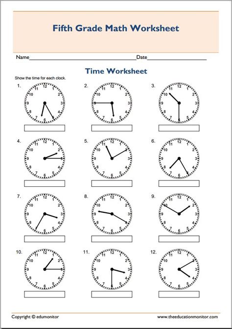 Orangeflowerpatterns 17 Math 5th Grade Worksheets Printable 