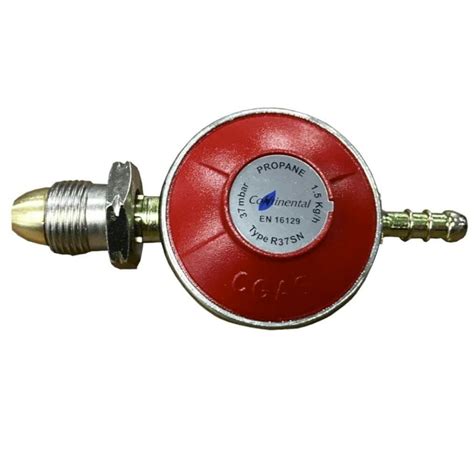 Red Mbar Propane Gas Regulator Mm Gas Nozzle For Travel Camping