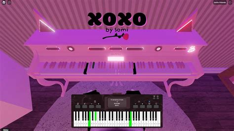 xoxo by somi roblox piano youtube