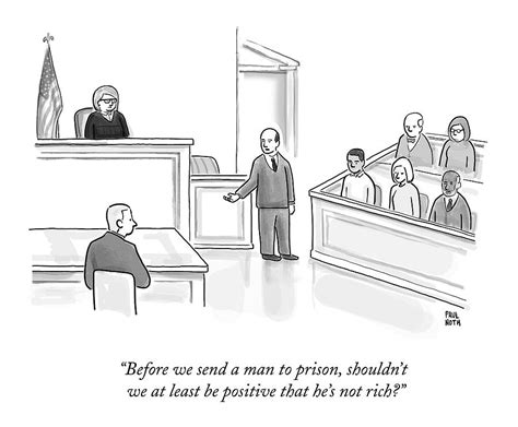 A Courtroom Lawyer Argues His Case By Paul Noth