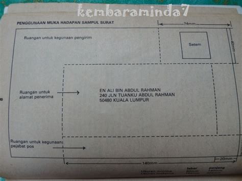 Contoh Penulisan Sampul Surat - Delinewstv