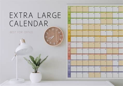 What Size Is A Regular Wall Calendar Kara Eleonora