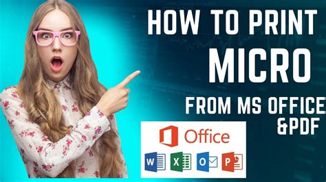 How To Print Micro Pages On Ms Office 2007 2013 Micro Prant Msword
