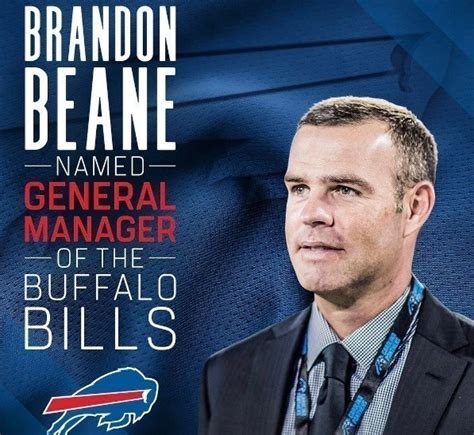 brandon beane é o novo general manager do buffalo bills