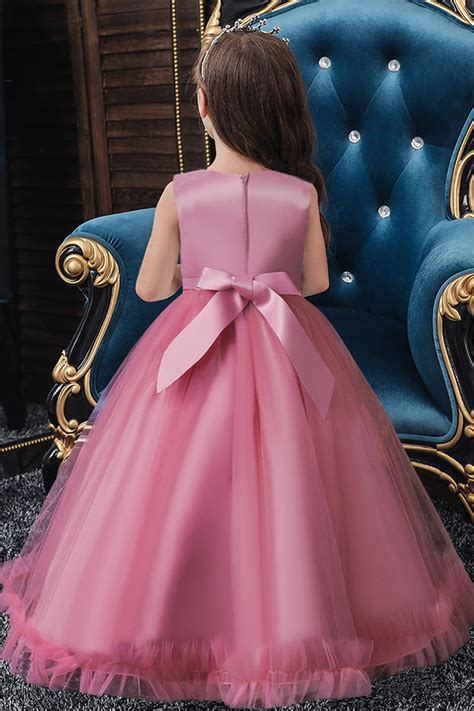 Girls Princess Flower Dress Kids Prom Puffy Ball Gowns 27211801