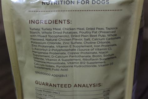 The ingredients are as follows. Zero Grain Dog Food from Rachael Ray Nutrish Review |The ...