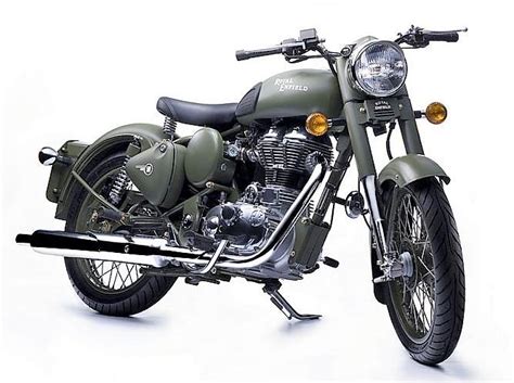 L'authentique moto vintage est made like a gun. Royal Enfield Classic 500 Battle Green Edition Price ...