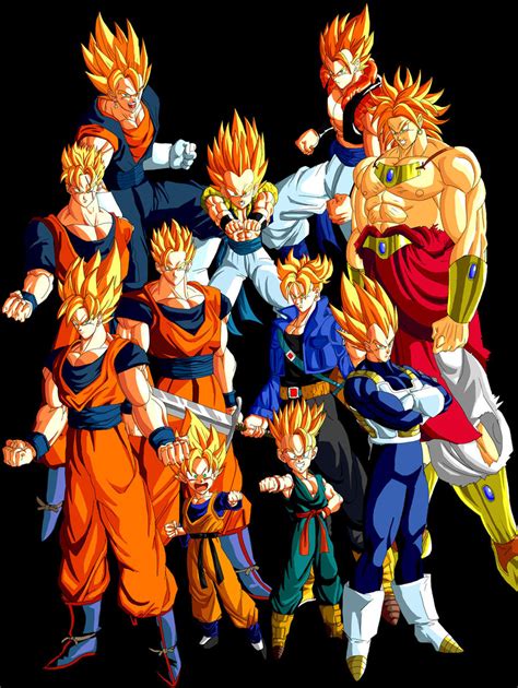 Dae Remember A Pic That Had All The Super Saiyans Including Fused