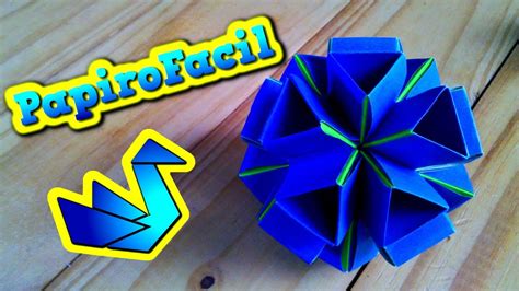 Origami Modular Como Hacer Una Esfera Origami De Triangulos