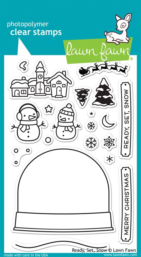 Lawn Fawn Clear Stamps Ready Set Snow
