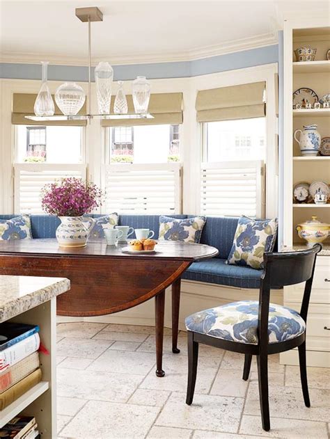 Whether they flood your living room with sunlight during the day or allow a cozy view into your yard from a breakfast nook in the kitchen, bay windows make an impressive impact. 2014 Kitchen Window Treatments Ideas | Home Interiors