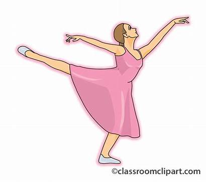 Clipart Dancer Ballerina Dance Silhouette Cliparts Clip