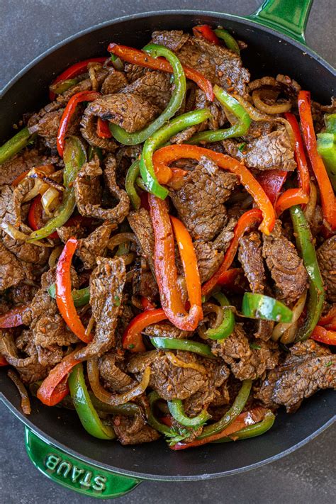 The Best Steak Fajitas Recipe Momsdish