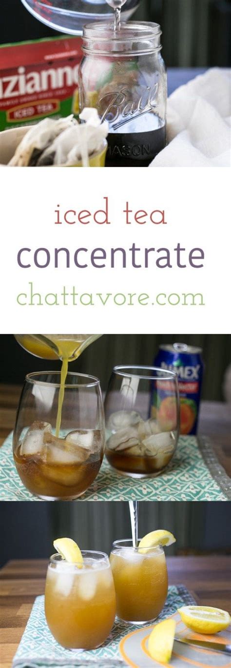 Cold brew is less acidic. Iced Tea Concentrate Recipe - Chattavore | Recipe | Tea ...