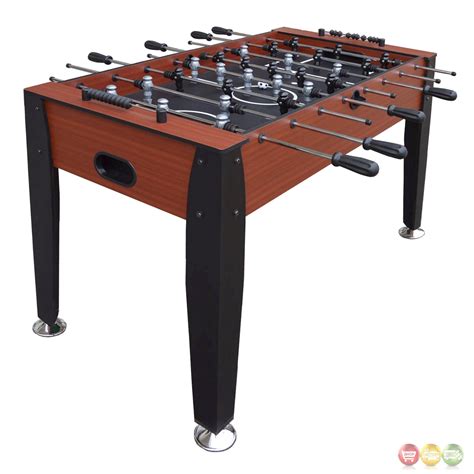 Most foosball tables are manufactured from materials such as mdf wood which does not cope well with being wet. Dynasty 54-inblack & Silver Foosball Table With Cherry ...