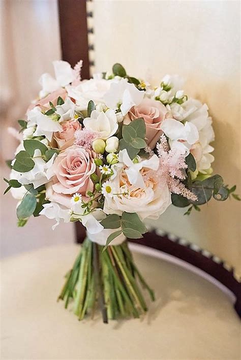 Pink And Ivory Wedding Bouquets High End Custom Bridal Bouquet Of