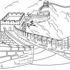 Before saving you have to color your coloring page. The Great wall of China coloring page for kids | ASIA ...