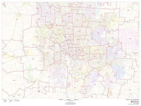 Franklin County Ohio Zip Code Map San Antonio Map