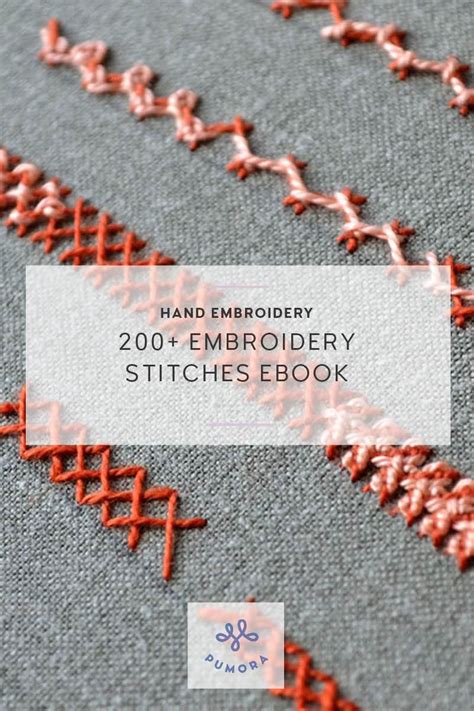 Beginner Hand Embroidery Pattern Stitch Book 206 Embroidery Etsy