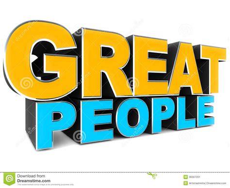 Great People Stock Image 36307201