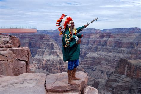 Hualapai Indian At Grand Canyonarizona Usa Native American