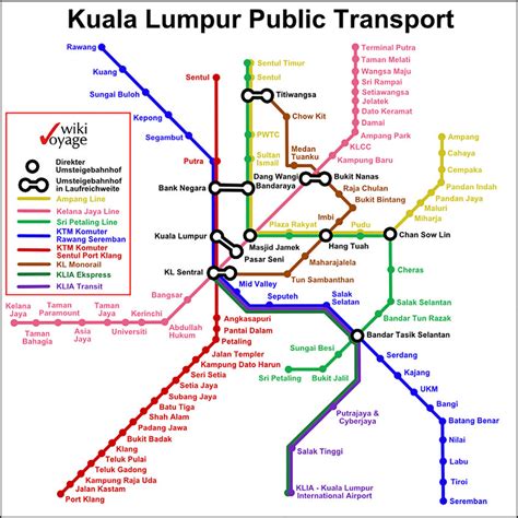 Kuala lumpur is pretty cheap if you stick to eating. Maps of Public Transport in Kuala Lumpur Source: (Kuala ...