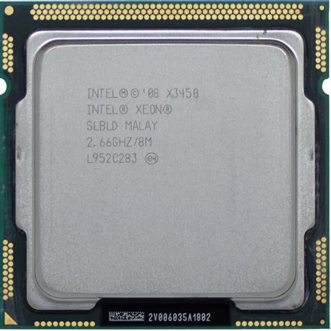 Intel Xeon X3450 Slbld 266ghz Quad 4 Core Lga1156 97w Cpu Processor