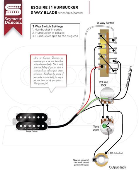 Page 1 guitar rig 2 operation manual. Wiring Diagrams - Seymour Duncan | Esquire Humbucker + 5 ...