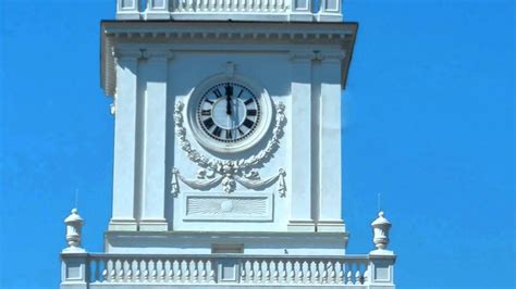 Clock Striking Twelve Noon 12 Noon At Johns Hopkins University
