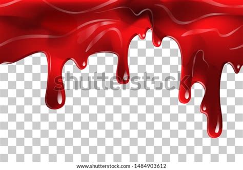 Dripping Seamless Blood Flow Liquid Drip Vector De Stock Libre De Regal As