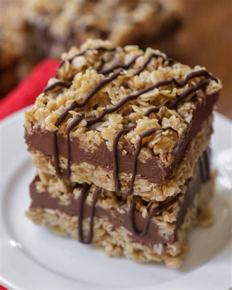 • 1 cup butter • ½ cup brown sugar, packed • 1 teaspoon pure vanilla extract • 3 cups rolled oats • ½ teaspoon ground cinnamon • ¼ teaspoon salt • 1 cup dark chocolate chips • ¾ cup chunky peanut butter. No Bake Chocolate Oat Bars | Recipe | Desserts, Dessert ...