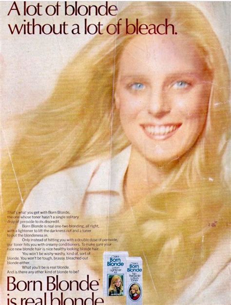 Beauty Ad Clairol Blonde Women Wella Conditioners Hair Dye Vintage Beauty Just Do It Blondes