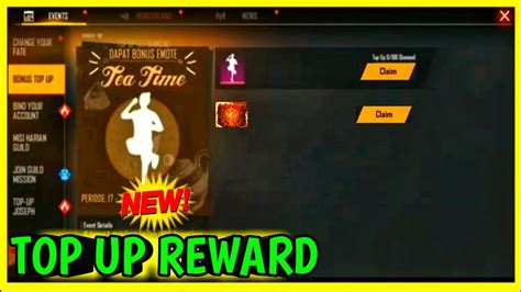 Easy, safe & convenient free fire top up. Free Fire New Top Up Event | Upcoming Top Up Reward ...