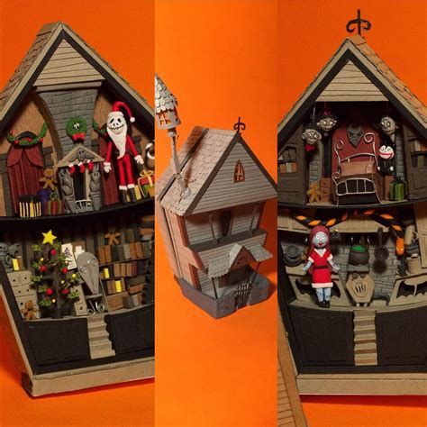 Nightmare Before Christmas Inspired Decorative House In 2021