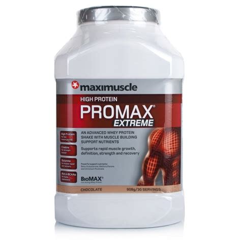 Maximuscle Promax Extreme Chocolate Shake Powder Chemist Direct