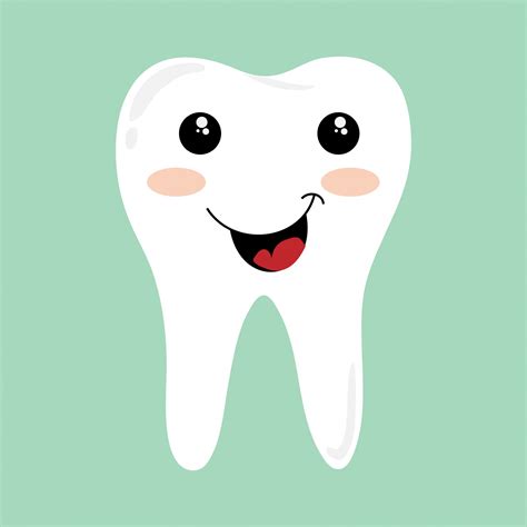 Tooth Cartoon Illustration Cute Free Stock Photo Public