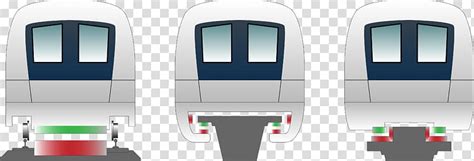 Shanghai Maglev Train Vehicle Monorail Train Transparent Background