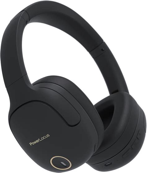 Powerlocus Bluetooth Headphones Over Ear Bass Mode Button Wireless