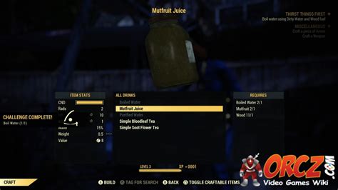 Fallout 76 Mutfruit Juice The Video Games Wiki