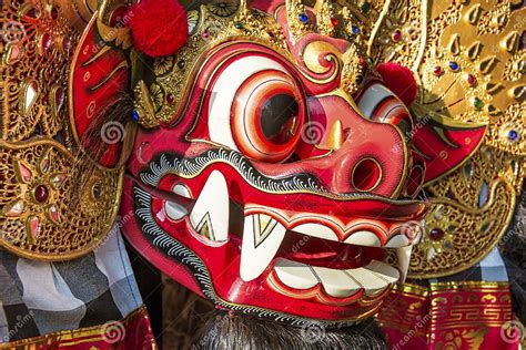 Close Up Balinese Barong Stock Image Image Of Close 53292477