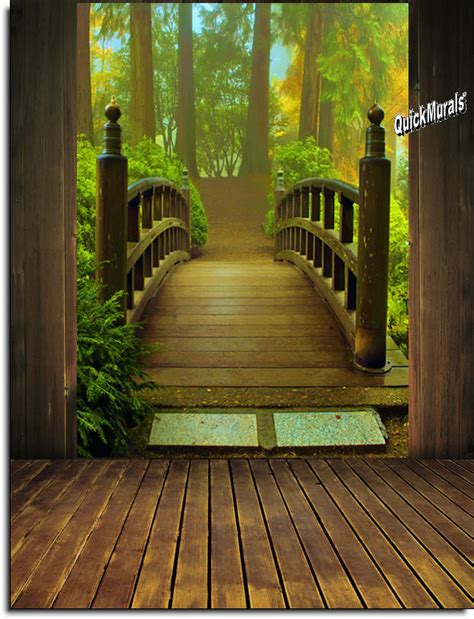 Enchanted Forest Wall Mural Mid Size Wall Murals The Mural Store