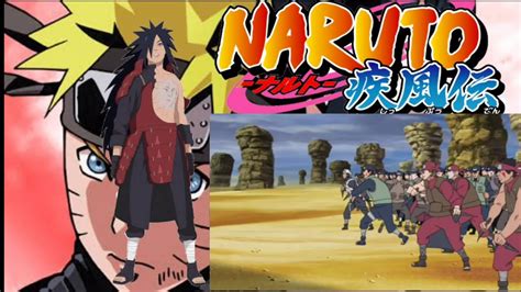 Uchiha Madara Vs Aliança Shinobi Naruto Shippuden Ep 322 Youtube